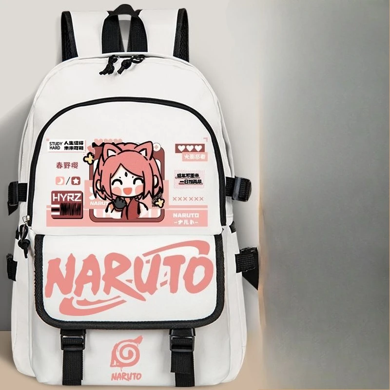 

Naruto Anime Backpack for Boys Large Capacity Lightweight School Bag Cosplay Accessories
