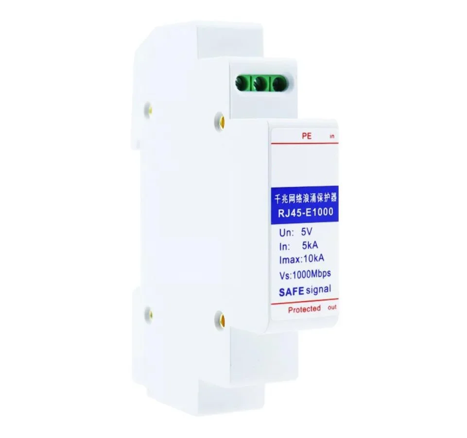 NF Gigabit Network POE Lightning Arrester High-Definition Surge Protector RJ45-E1000/POE