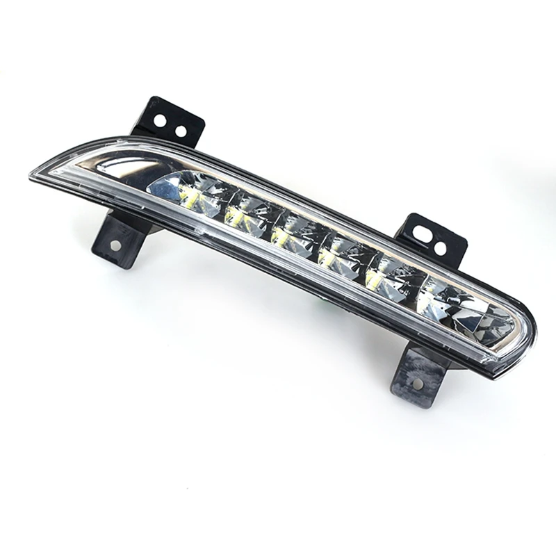 1Pair Car LED DRL Fog Light For Renault Fluence 2014+ Auto Driving Lamp Daytime Running Light Bumper Lamp