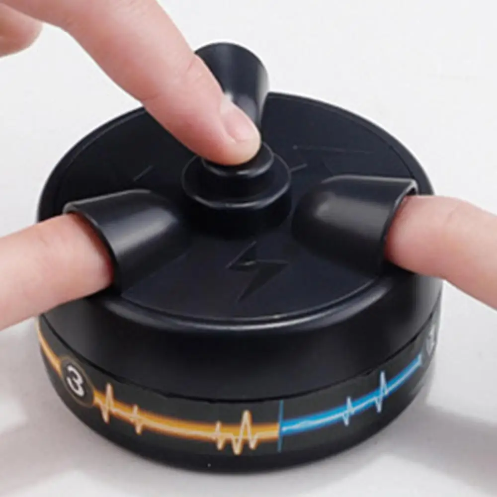 Props Micro Polygraph Lie Detector Finger toy Electric Shocking Roulette Electric Shock Finger Game Finger Game Machine