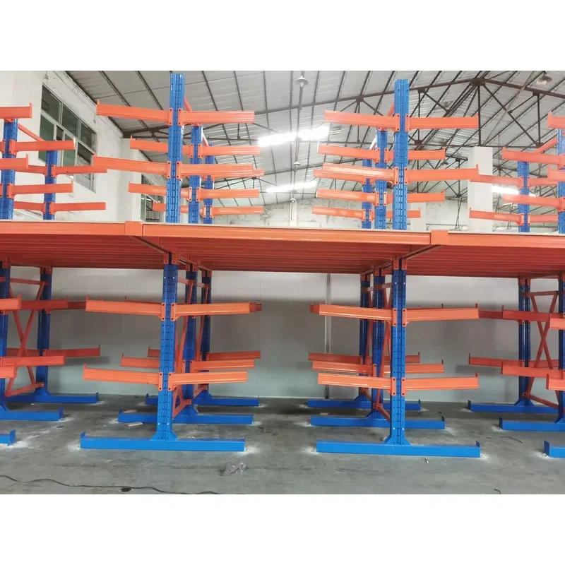 Cantilever Shelves for Outdoor Warehouse Lumber Storage