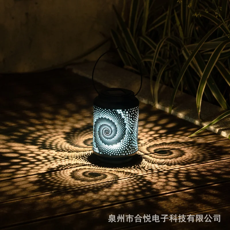 

3DSnail lamp night light, creative iron piece lamp, garden outdoor starry sky lamp, romantic table lamp, lawn lamp projector