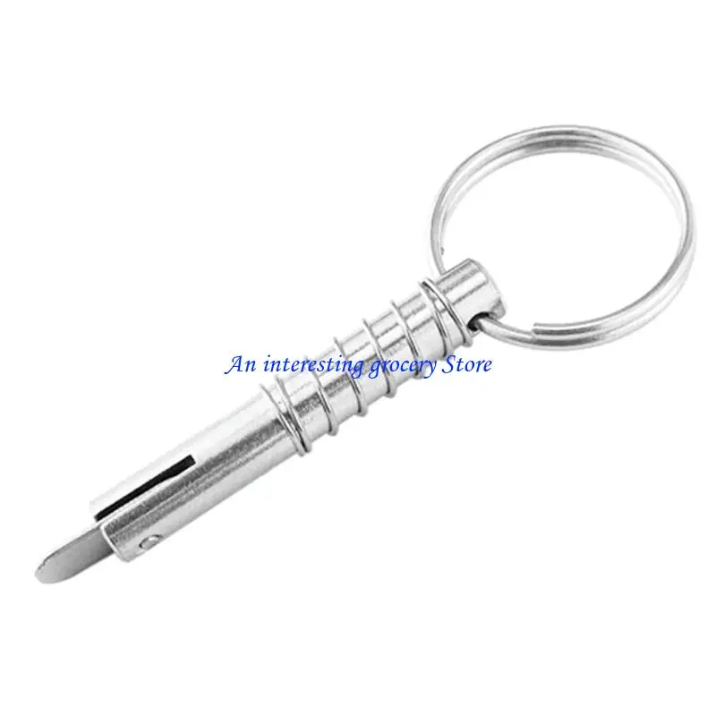 652D Quick Release Cotter Pin Quick Release Pin 316 Stainless Steel Bimini Top Pin Marine with Pull Rings Boat Parts Hardware