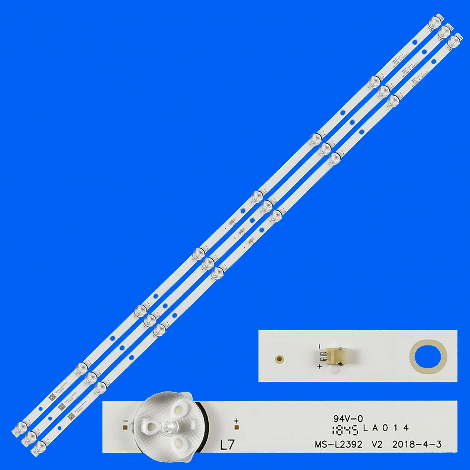 

LED backlight strip for MS-L3300 V2 BN43U2042 MS-L2392 V2 EC43F3FN 43DLT110 HL-00430A30-0402S-06 A1 SJ.CX.D4300402-3030ES-M