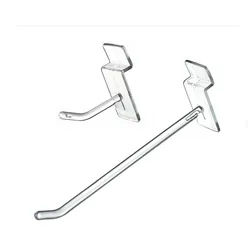 100pcs Plastic Trough Slot Plate Board Hanging Hanger Hooks Storage Commodity Products Display Rack Shelf Supermarket
