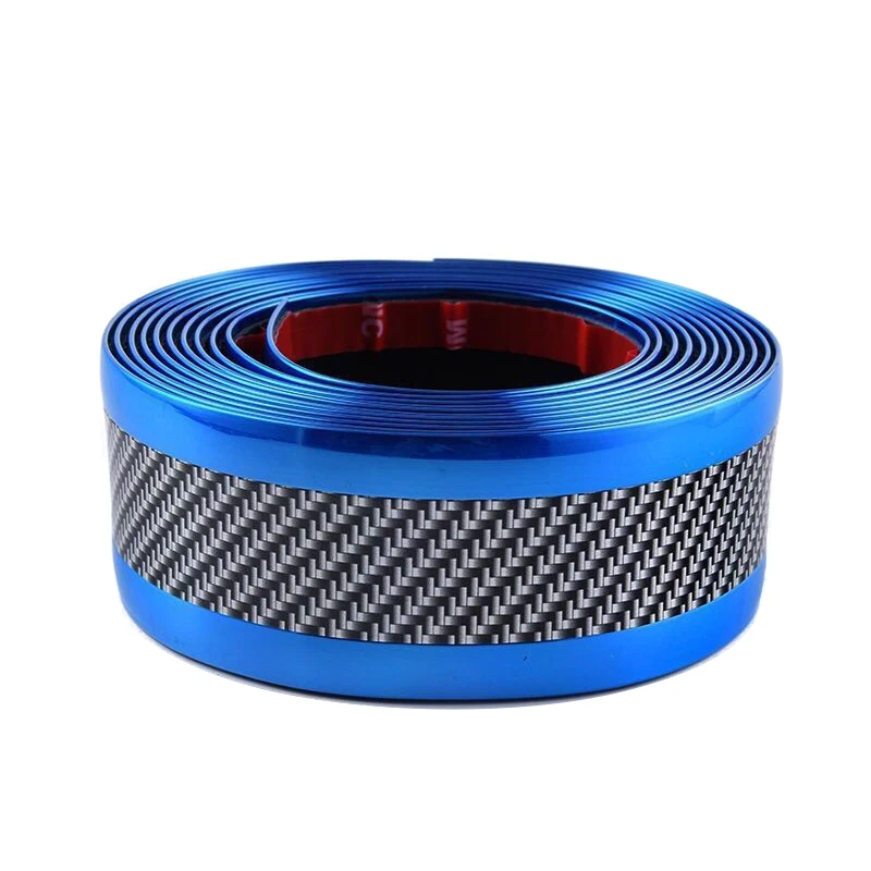 3CM/5CM Bikes Car Stickers Red Blue Silver Edge Carbon Fiber Anti Scratch Frame Protector Film MTB Road Bike Styling Accessories