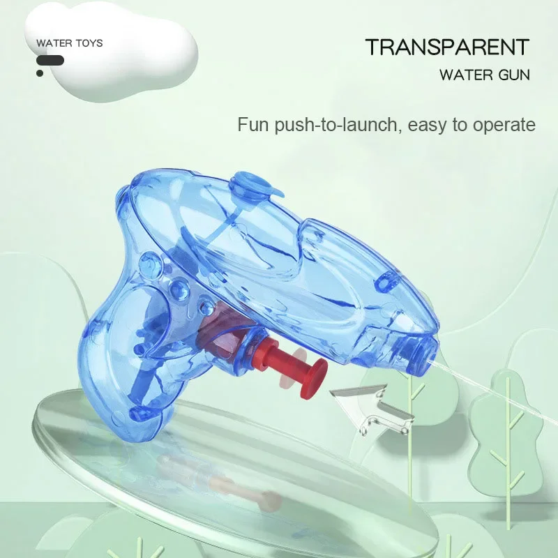 1 pz Mini pistola ad acqua per bambini piccola Mini pistola a spruzzo d'acqua di piccole dimensioni gioco di combattimento ad acqua giocattoli all'aperto pistola per bambini