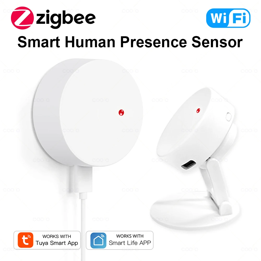 

ZigBee Wifi MmWave Human Presence Motion Sensor Radar Wave Human Detector Motion Detector Tuya Hub Smart Life Home Automation