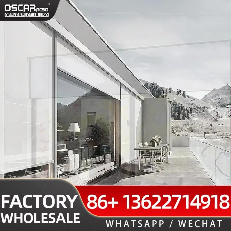 

Automated Exterior Electric Blinds for Outdoor Porch Use Rolling Blind