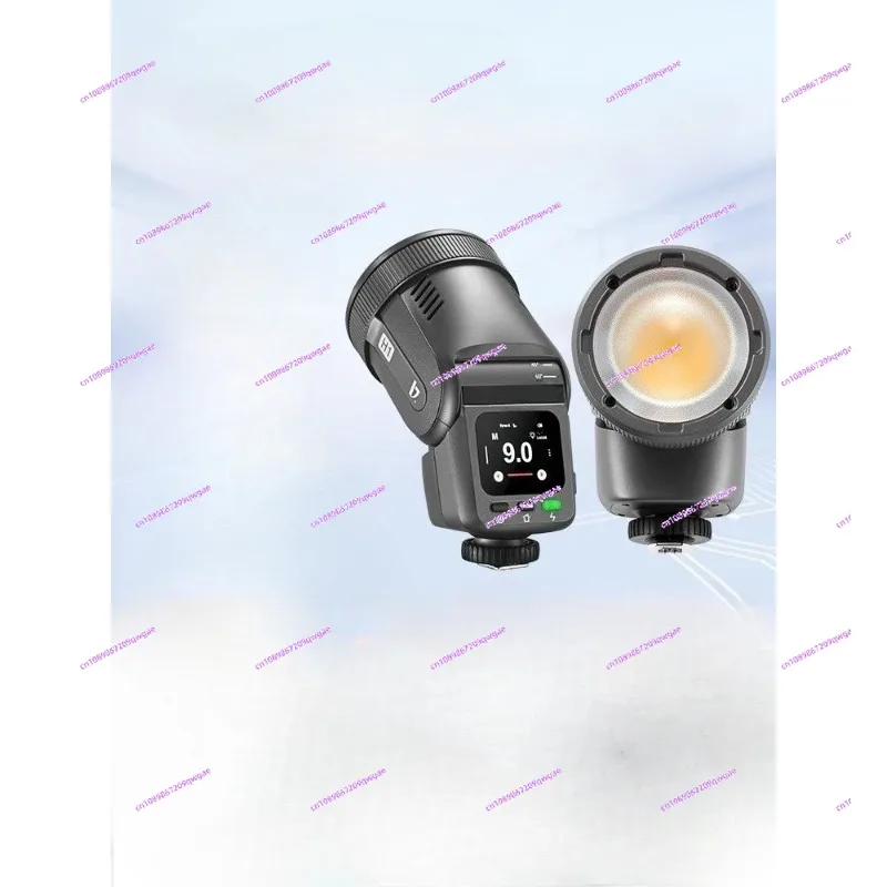 

H1 round head led top flash, lithium camera, HSS, high-speed TTL, dual-color temperature, continuous light fill light
