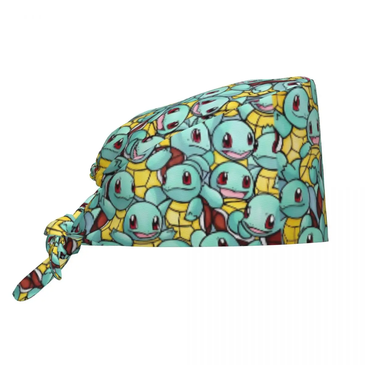 

Custom S-Squirtles Turtle Mangas Medical Staff Scrubs Hat Men Women Cartoon Doctor Nursing Surgical Cap Scrub Caps