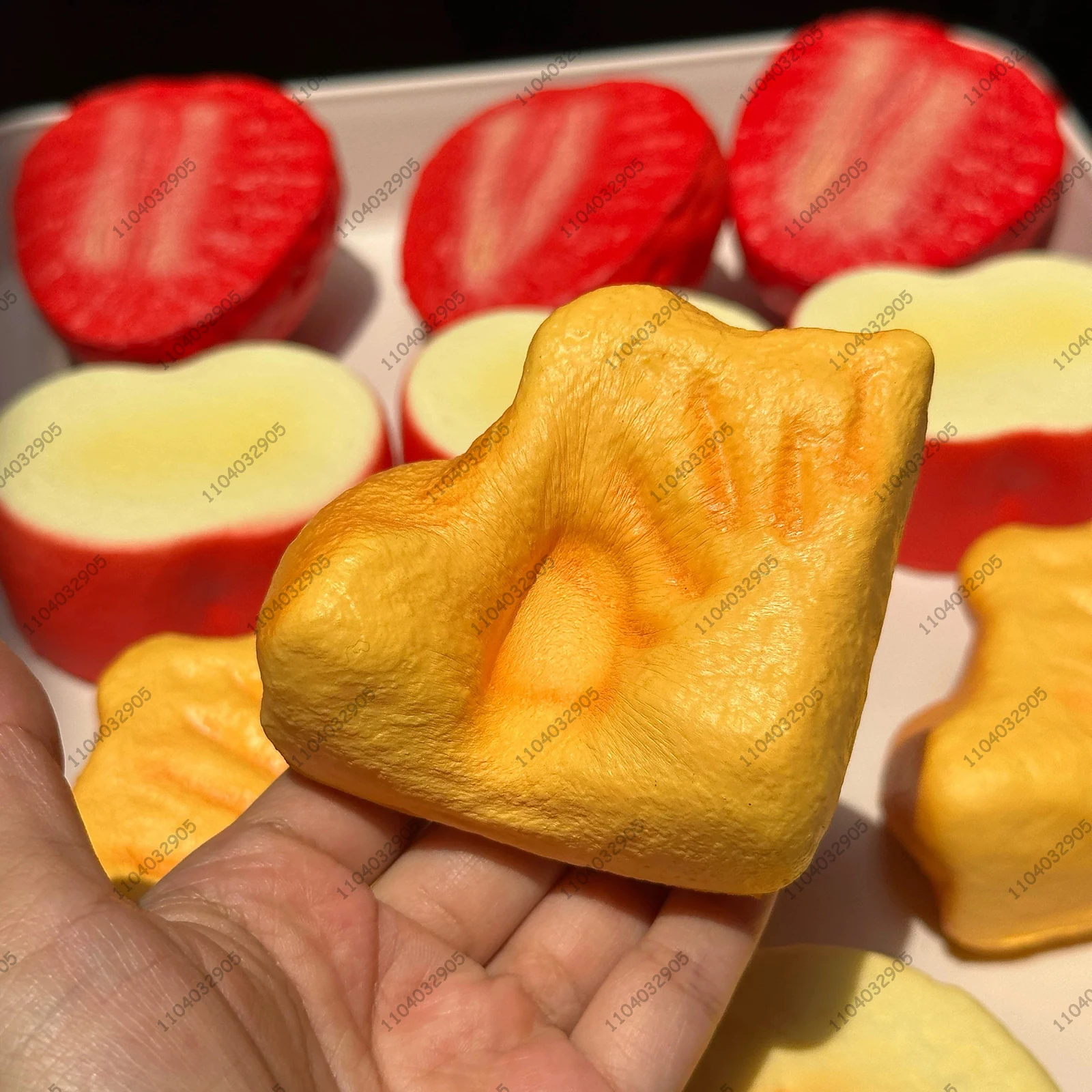 Fruit Slice Langzaam Stijgende Squishy Appel Banaan Aardbei Ananas Trage Rebound Squeeze Speelgoed Stress Release Hand Relax Speelgoed Cadeau