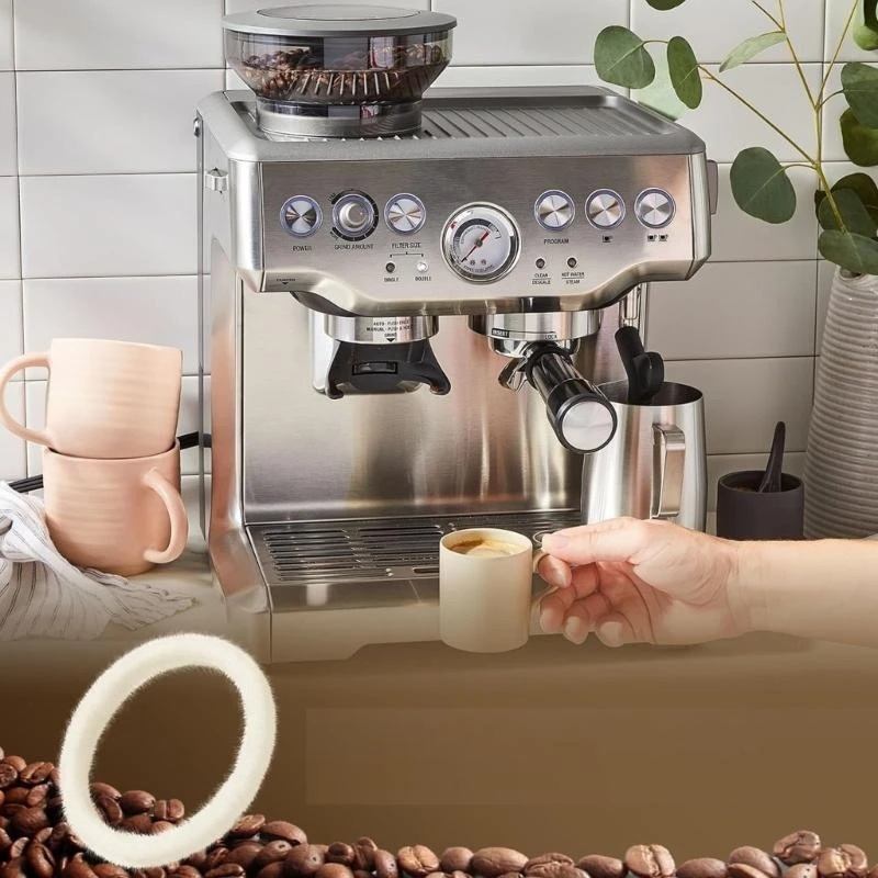 8Pieces Soft Filt Ruis Reduction Wasmachines Vervangende pakking voor koffiemachine