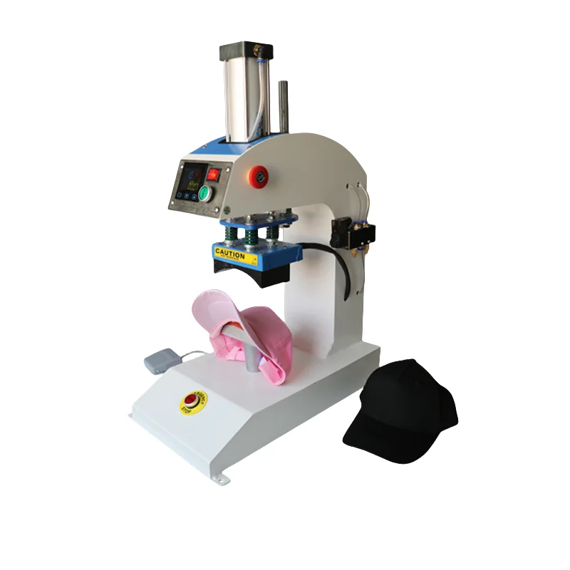 8*15 Cm Pneumatic Hot Press Machine For Label Marking & Baseball Cap Heat Transfer Volatile Multi-Functional Printer