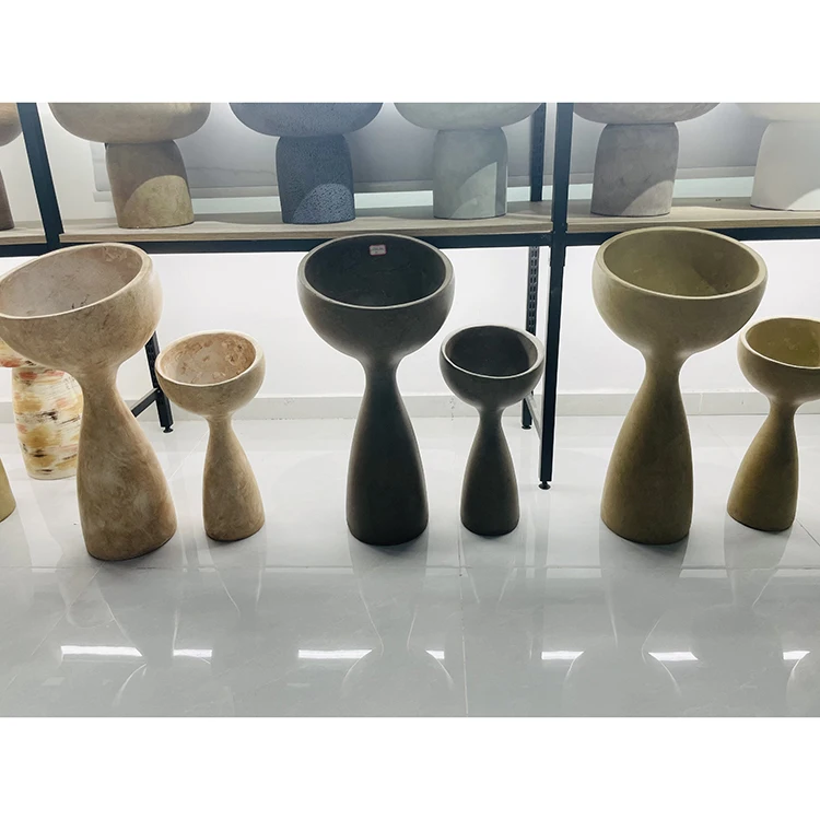 

Оптовая продажа: Дизайнерские кашпо для сада 2026 года, ручная работа, декор для дома, высота 68 см, большие кашпо из фиброглины, цветочные горшки и кашпо