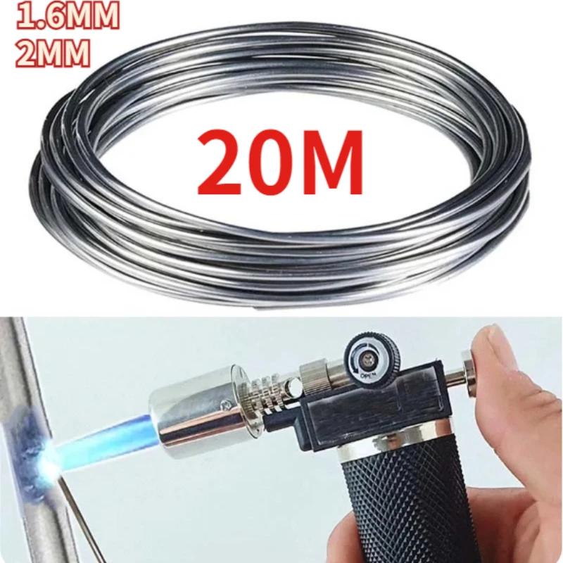 

20/1M Easy Melt Universal Welding Rods Steel Aluminum Copper Iron Metal Weld Cored Welding Wire No Need Powder