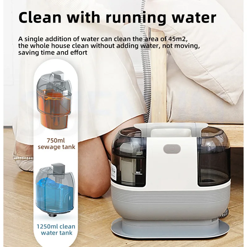 Home Carpet Cleaning Machine Sofa Vacuum Cleaner Spray Suction Integrated Cleaning Machine Sterilization Machine