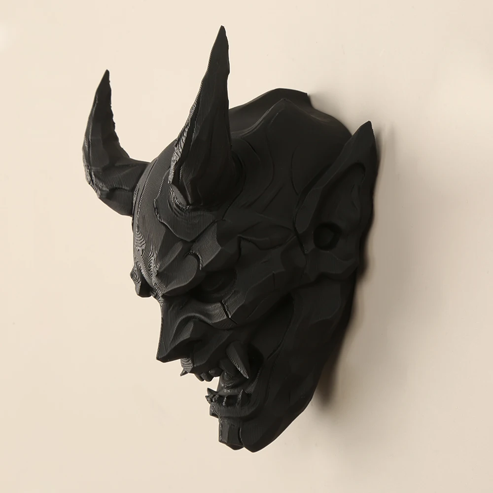 Cross-Border Dark Style Demon Mask Wall Hanging Decoration For Retro-Style Home Wall Art Decor Scenario