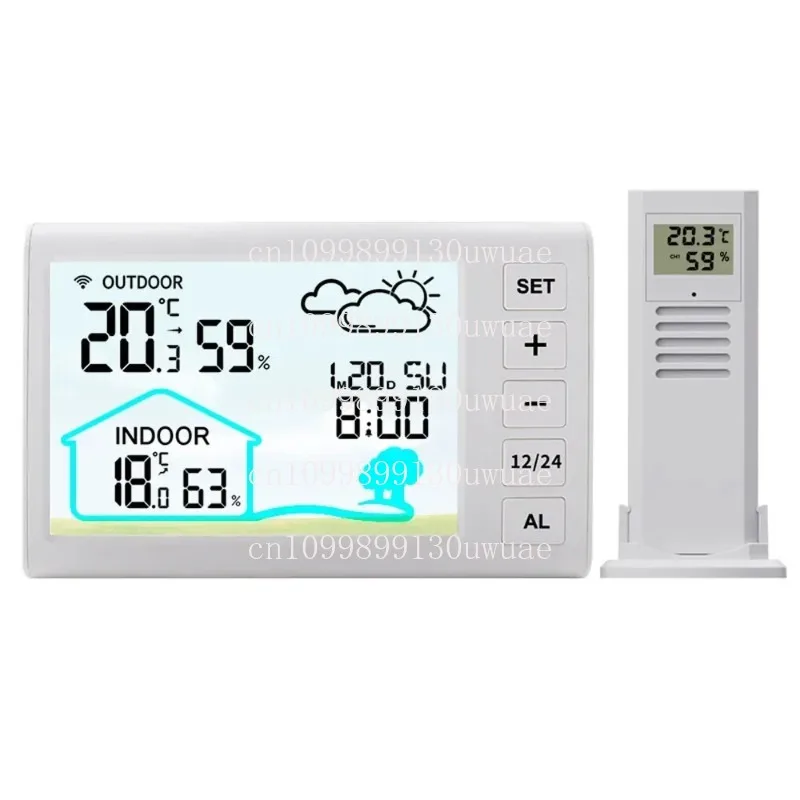 2025 NEW  Digital RGB Wall Alarm Clock Large Screen Mirror Clock 5 Gear Brightness Adjustable with Date/Week/Temperature Display