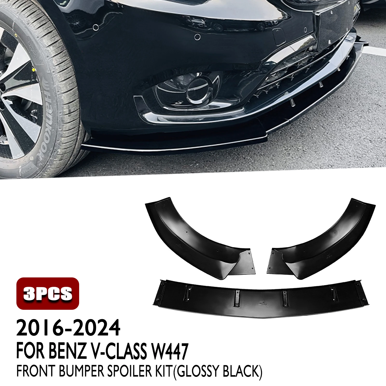 Frontspoilerlippe für Mercedes Benz V-Klasse W447 2016-2024
