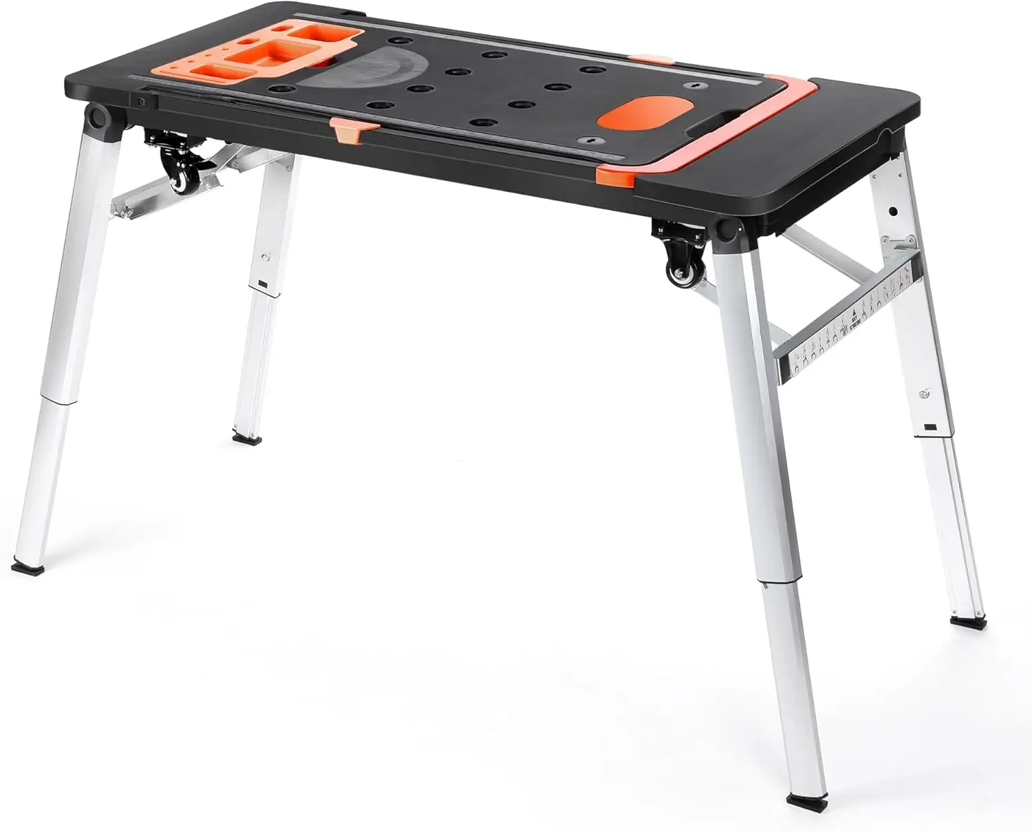 Multifunctional Folding Work Table, Portable Work Benches with 7 Modes as Workbench,