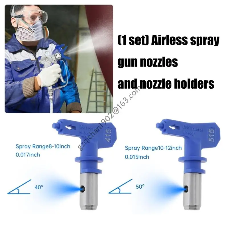 X7AB Professionele verfspuitmondbasisset met anticorrosief ontwerp Meerdere maten beschikbaar voor meeste airless systemen