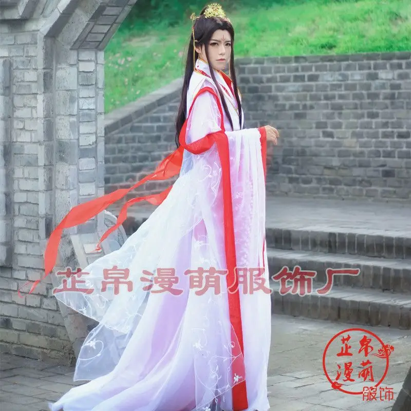 Tian Guan Ci Fu TGCF Heaven Official’s Blessing HuaCheng XieLian Prince Yue Shen Cosplay Costume Chinese Traditional Hanfu Dress