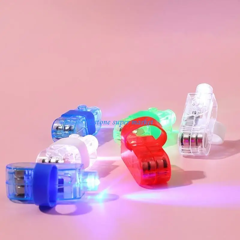 090B LED-Fingerlichter, 10 Stück, Fingerring, Leuchtstäbe, Licht, Weihnachtsbaum, Party-Dekoration, Zubehör, beliebtes Festival,