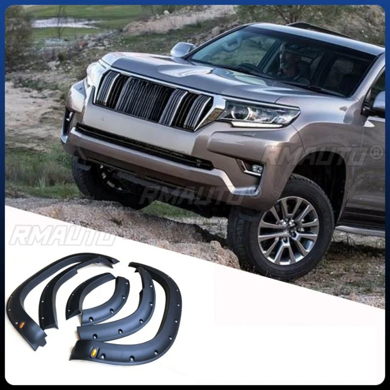 Rear Wheel Eyebrow Trim Molding Fit Prado 2018-2022
