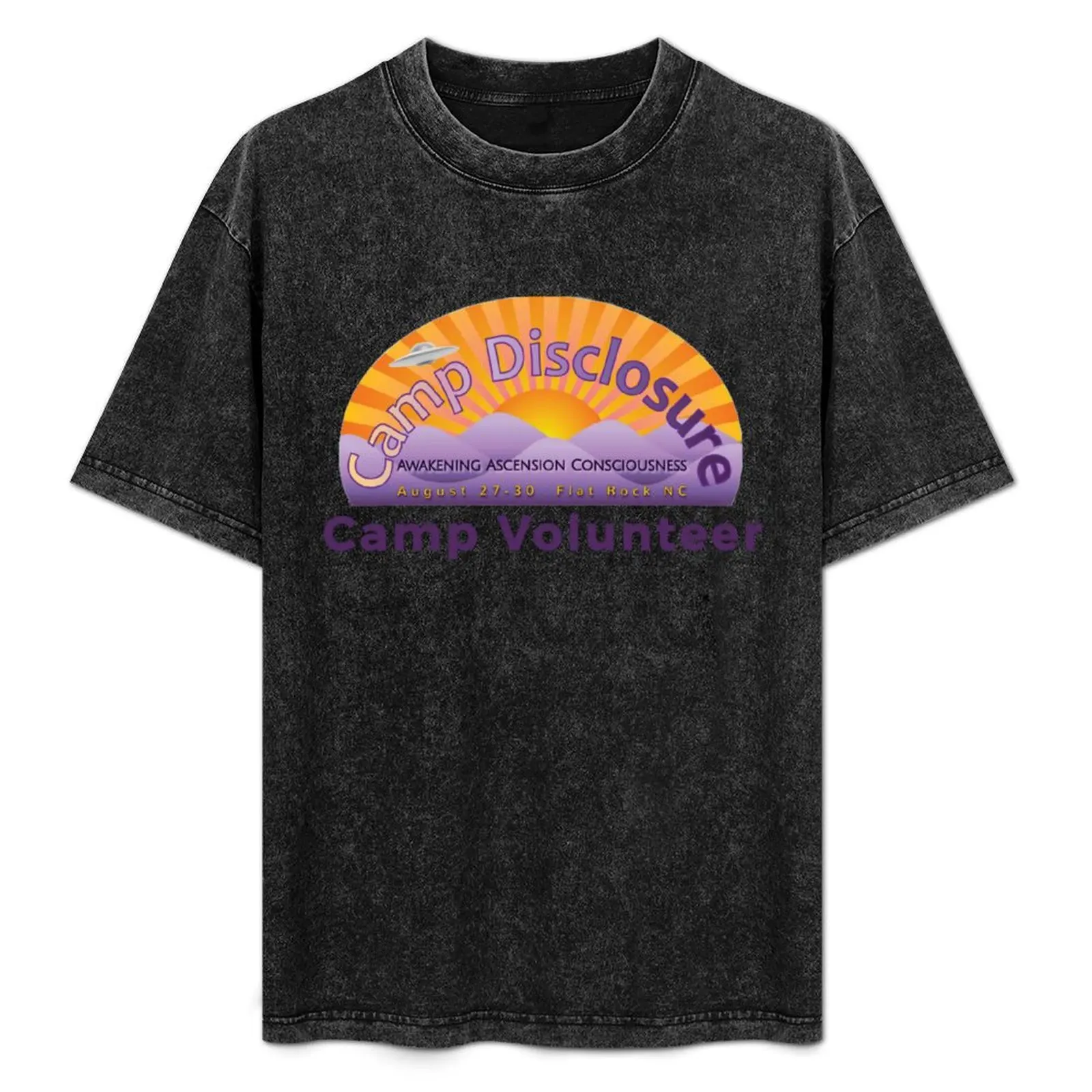 Camp Volunteer by Paula Bishop for Camp Disclosure T-Shirt oversized t shirt summer clothes customs design your own men clothing