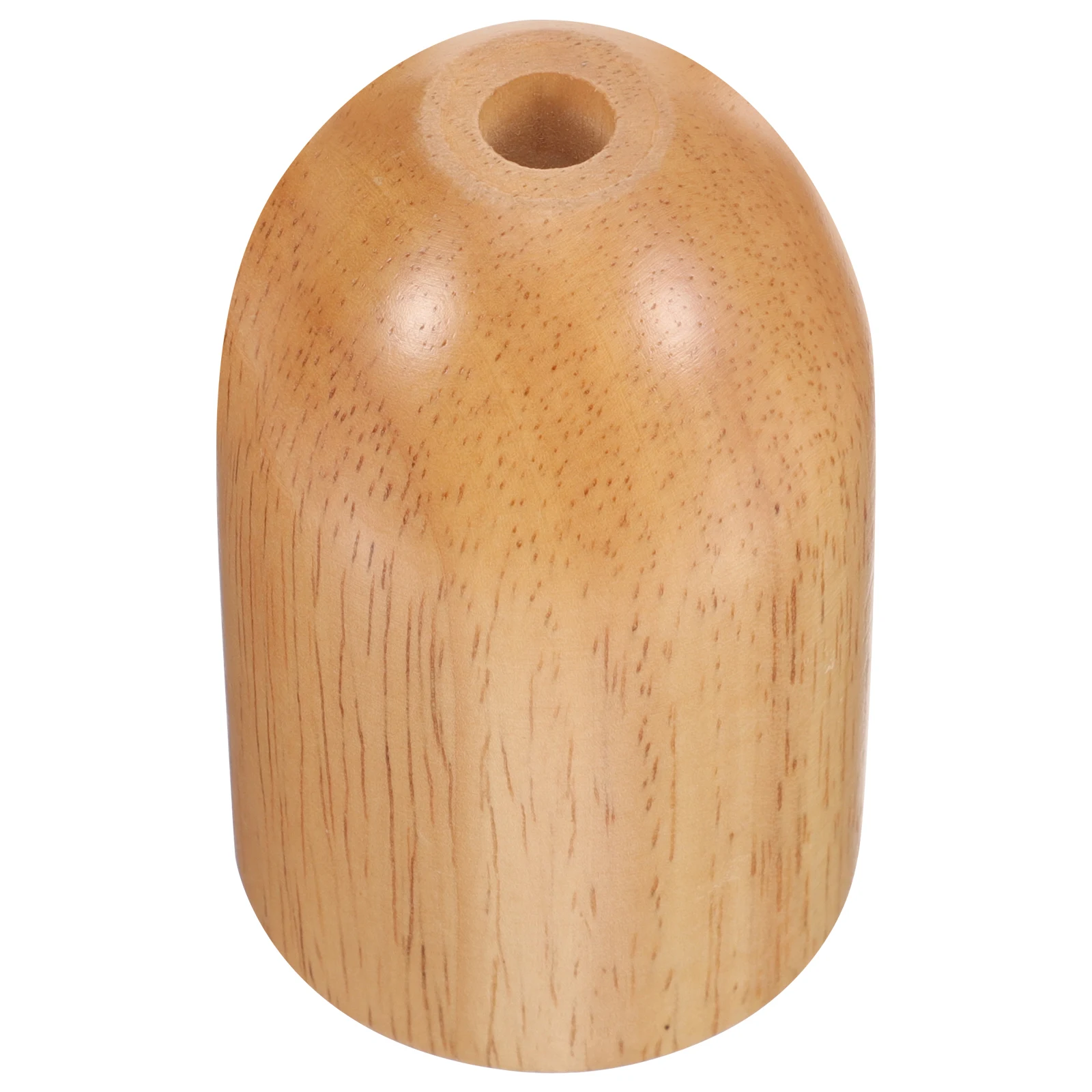 Solid Wood Lamp Cup E27 Round Holder Retro DIY Socket Modern Finials Table Lamp Accessories Ch Base Wooden Covers Night