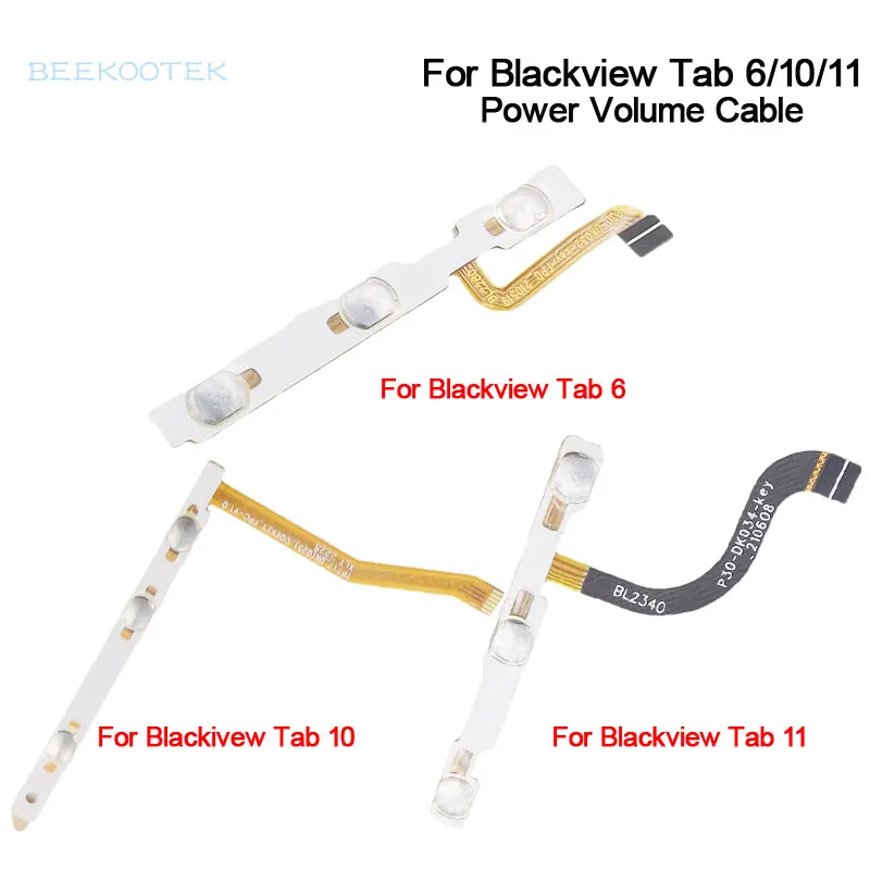 

Power Volume Buttons Side FPC Flex Cable For Blackview Tab 6 Tab 10 Tab 11 Volume Power Side Keys Flex Ribbon Replacement Parts