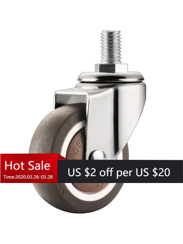 

Thick Rubber Office Desk Chair Wheels Casters for Office And Desk Chairs Universal Smooth Casters for Chair Replacements