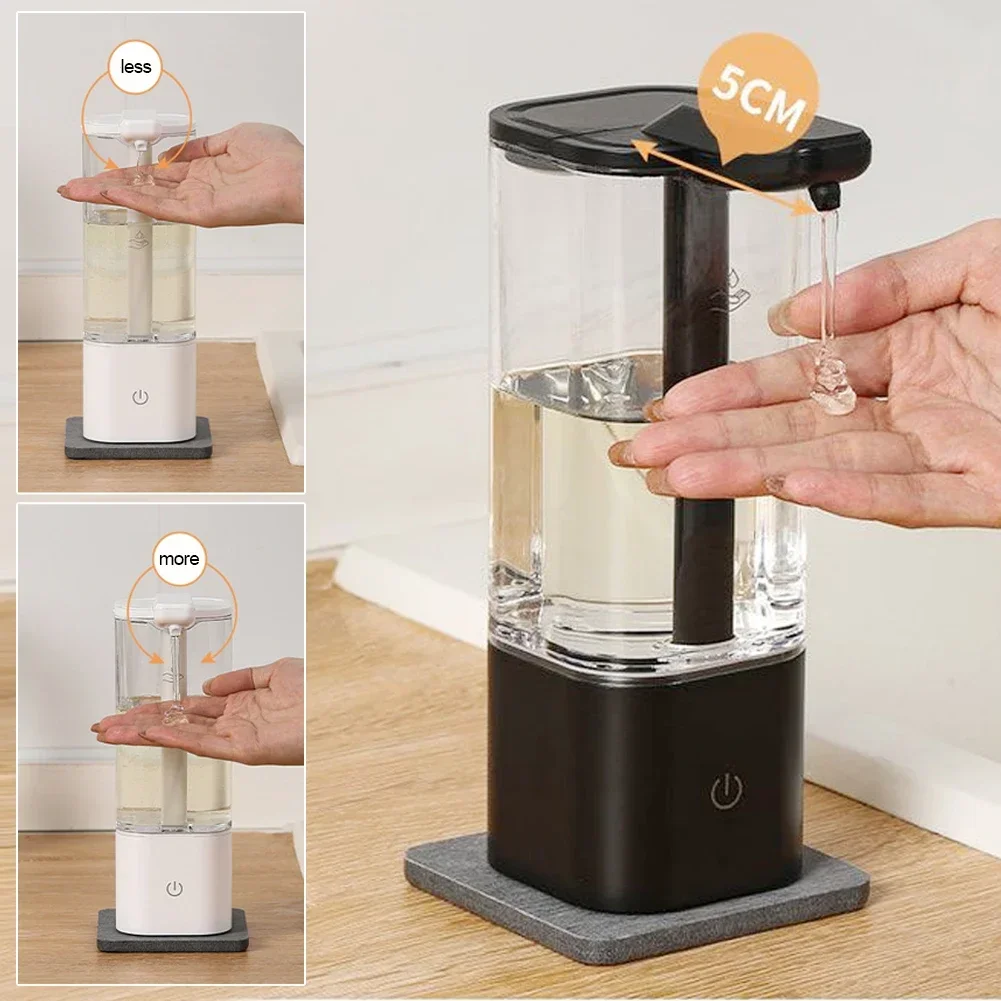 Smart Touchless Automatic Dish Soap Dispenser for Kitchen Sink 550ml High Capacity Save Detergent Liquid Detergent Dispenser