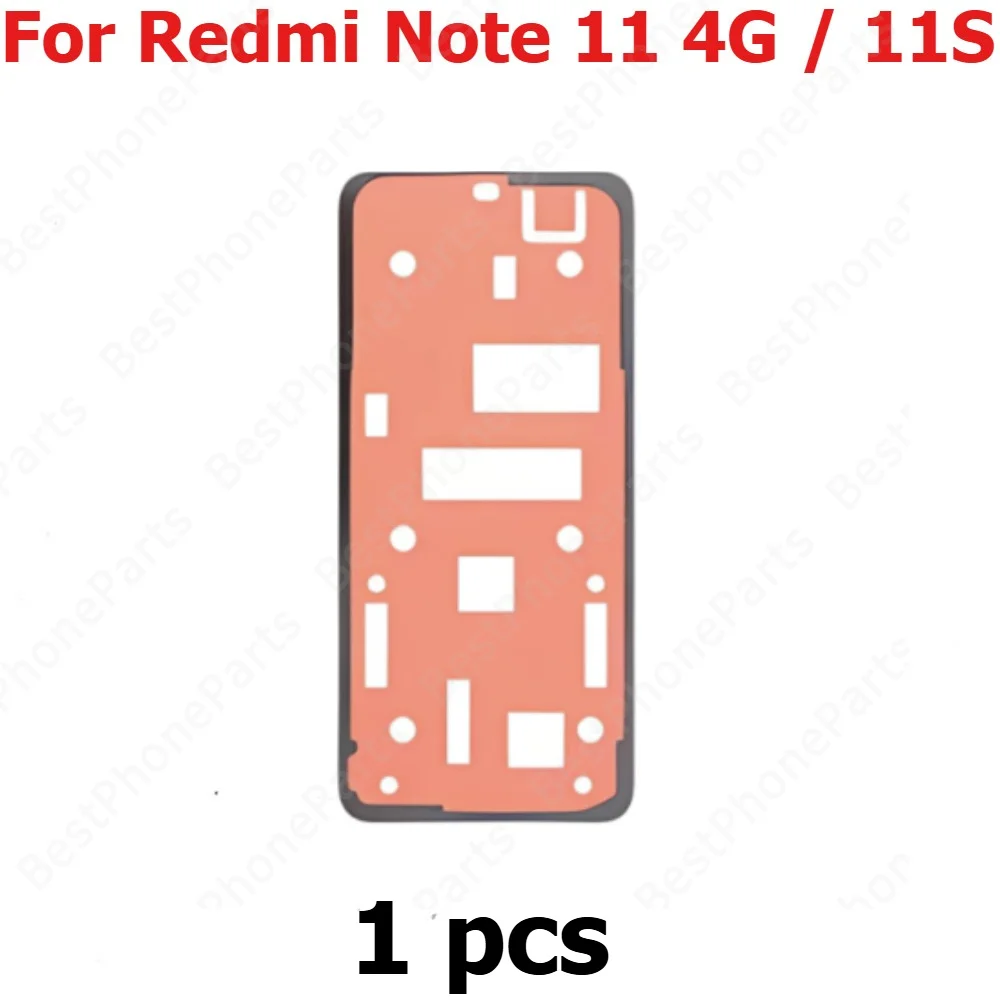 Battery Door Adhesive For Xiaomi Redmi Note 11 4G Note11 11S Battery Back Cover Housing Adhesive Sticker Glue Phone Parts