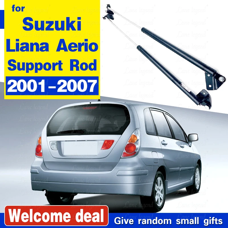 

Амортизаторы для Suzuki Liana Hatchback 2001-2007 Suzuki Aerio, задняя дверь багажника, подъемник багажника, опоры, газовые стойки, пружинный стержень, амортизатор