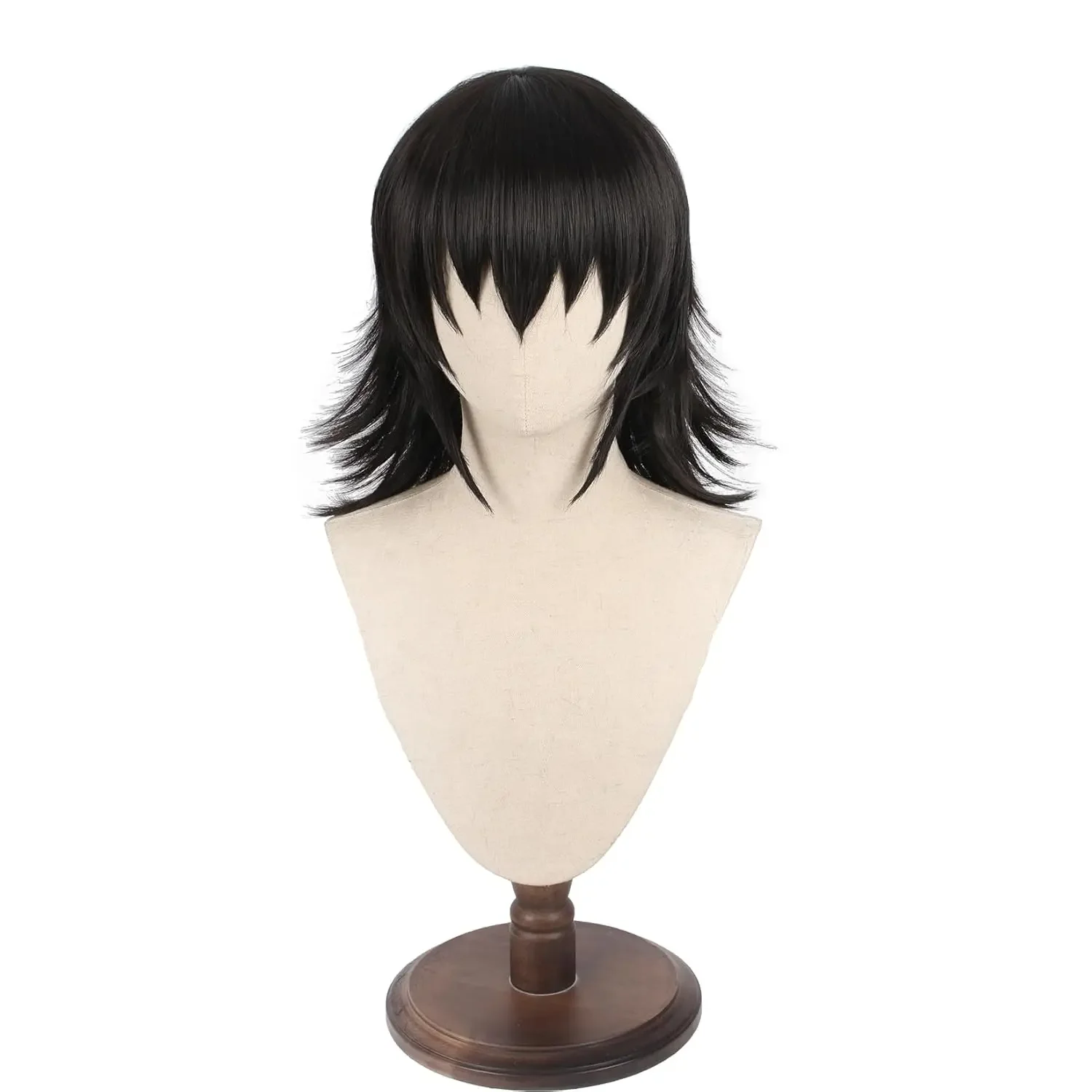 Pelucas cortas de anime Makomo para Halloween, peluca sintética para disfraz de mujer, peluca sintética para fiesta de disfraces
