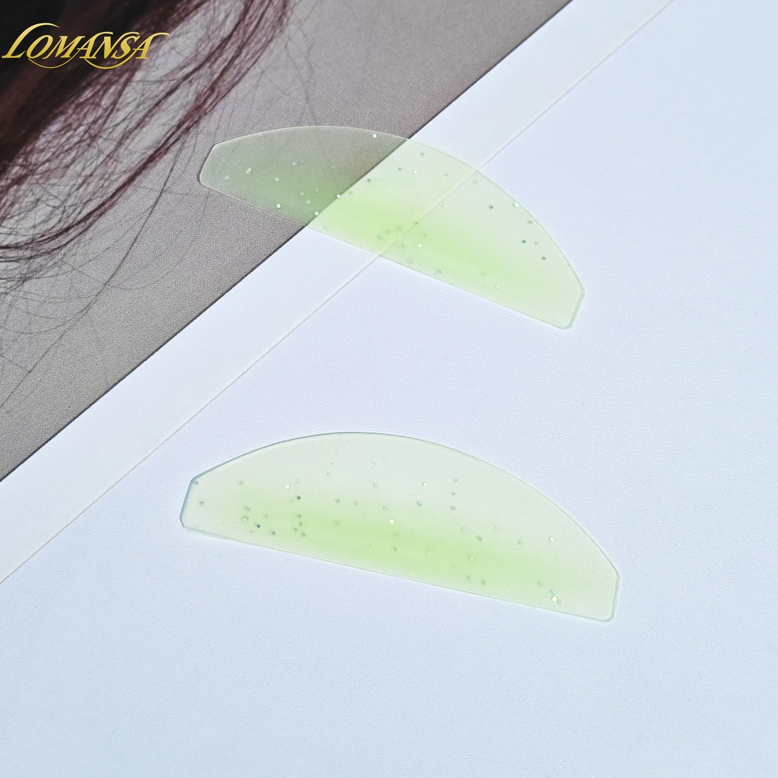 Lomansa 2 Stück Koreanische Wimpernlifting-Pads Flache Silikon-Pads für Dauerwellen-Lotion Nr. 1 Wimpern-Weichmacher-Pads Make-up-Tool – Detail 15