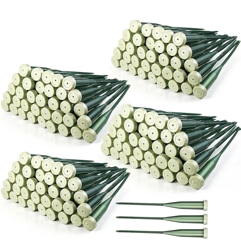 

【РАЖДЕСТВА】Цветочные трубочки для цветов, 6 дюймов (150 шт.) с резиновыми колпачками - идеально подходят для проектов по составлению цветочных композиций