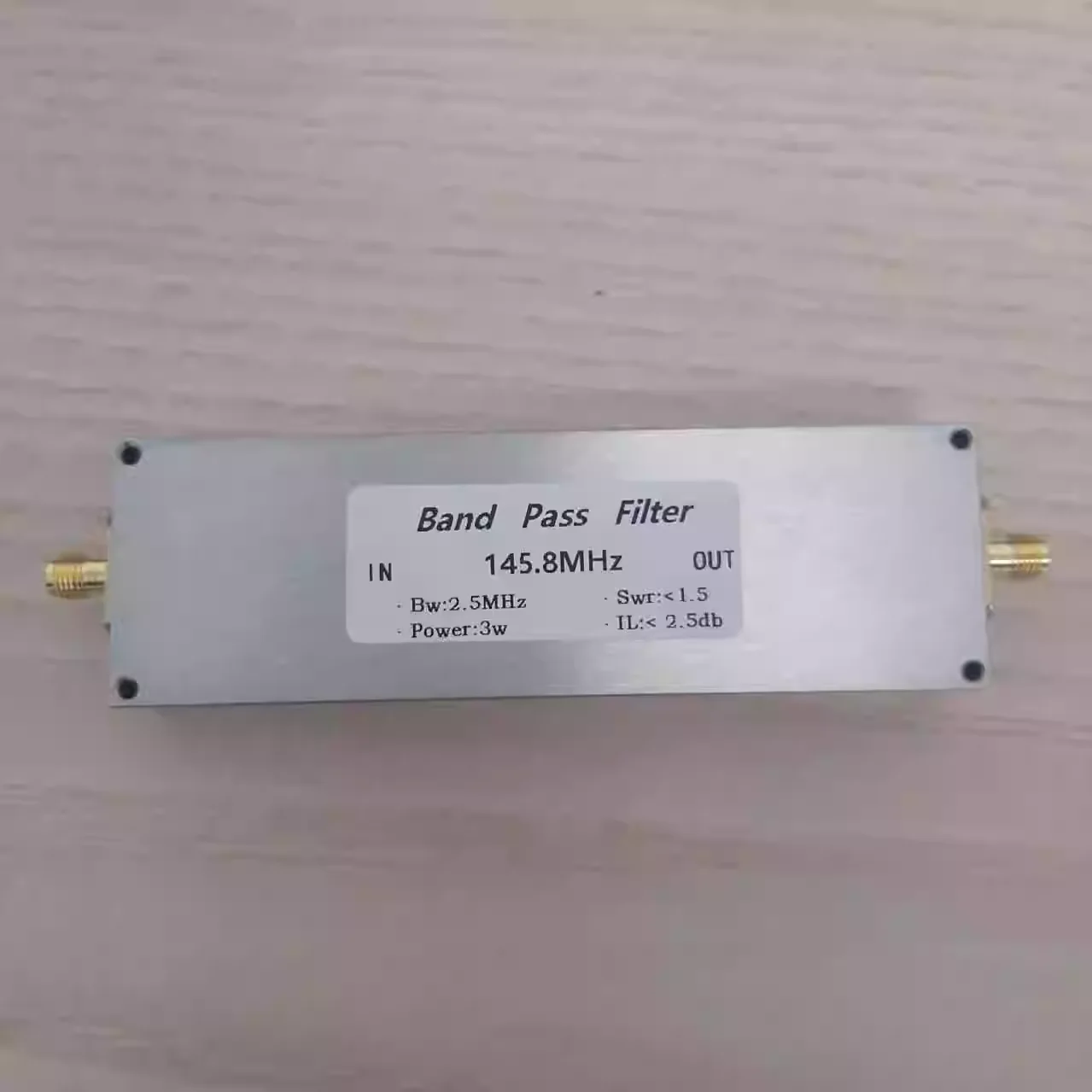 145.8Mhz Bandpass F…