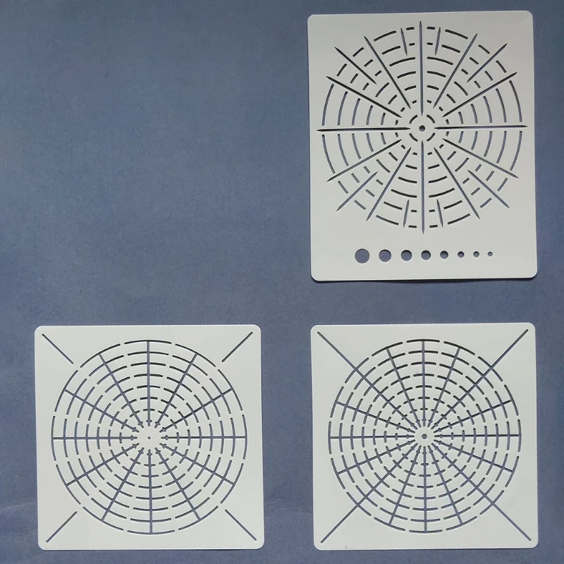 Mandala Vẽ stencils Công cụ phụ trợ DIY Đá Sổ lưu niệm Nổi Trang trí Mandala Bản mẫu Chấm Tranh Công cụ Trang sức giọt