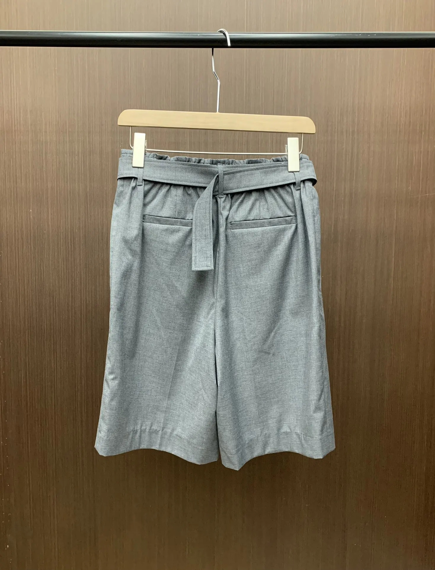 

Women's Shorts 2024 New Spring Summer High Waist Loose Casual Solid Color Short Pants with Belt