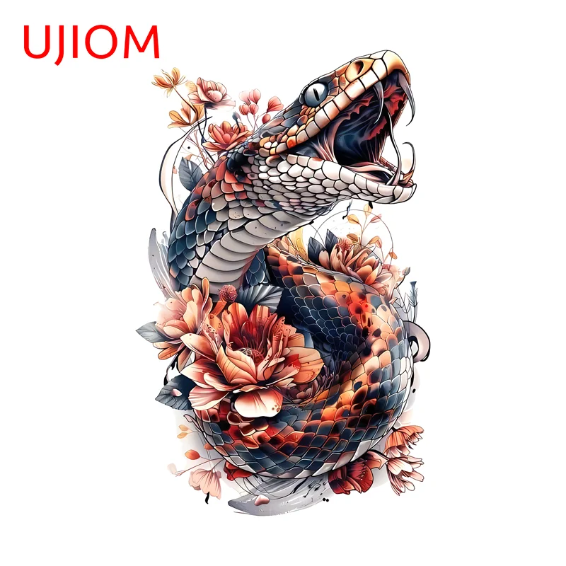 Baby Nursery Bookshelf - UJIOM Scary Snake With Flower Wall