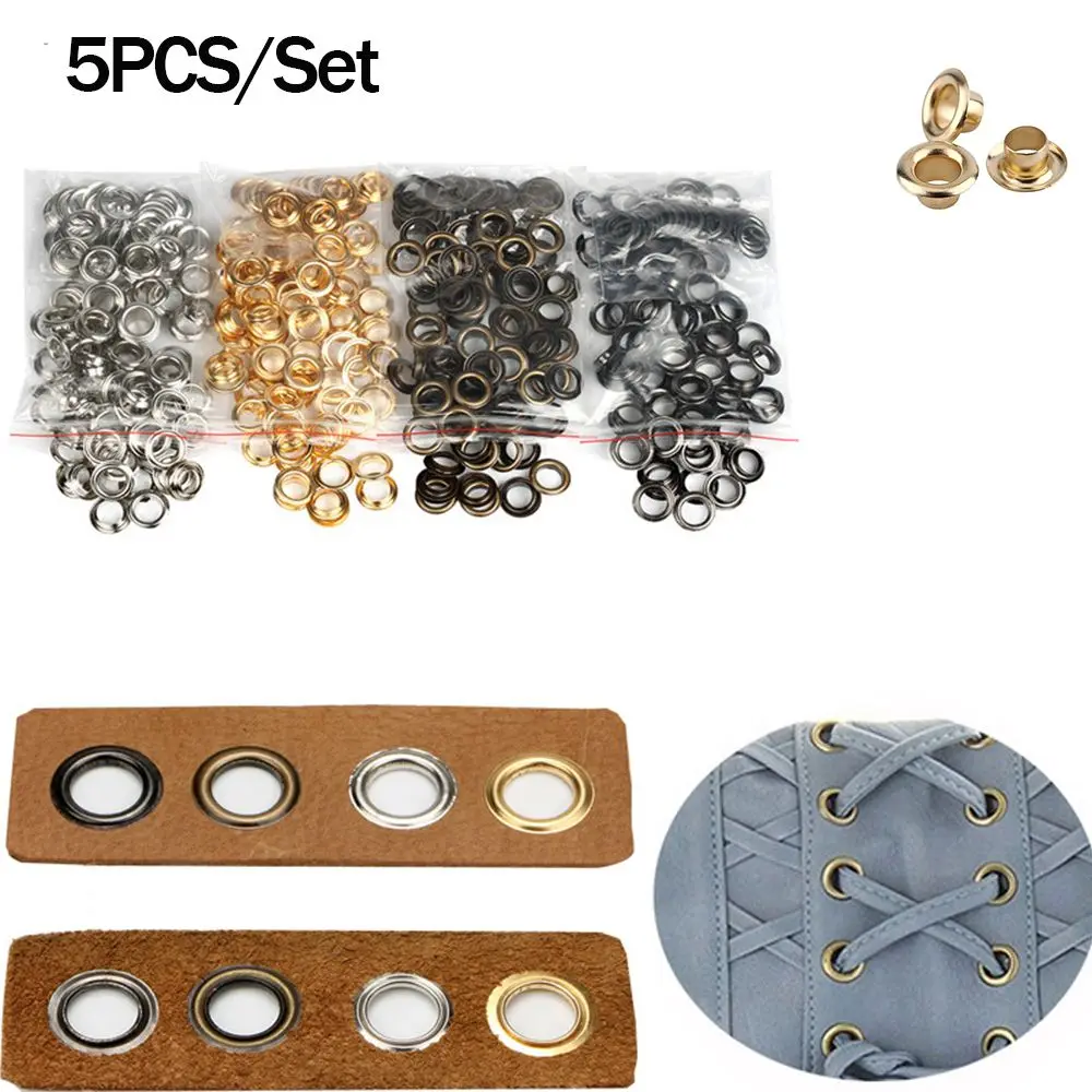 

50Pcs/Set Shoes Clothes Metal Leather Craft Belt Buckle Rivet Buckles Eyelet Buttons Eyelets Grommet