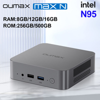 OUMAX N95 Mini PC 8G 256G Intel Lake-N95 16G500G Super Quiet 1000M LAN  Dual WIFI  BT 5.0 Mini Computer Desktop