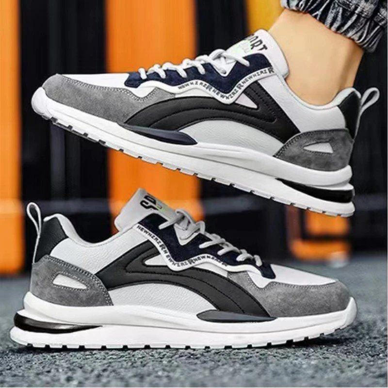 

Мужские спортивные модные кроссовки: Новое поступление, универсальные повседневные туфли для папы на массивной подошве