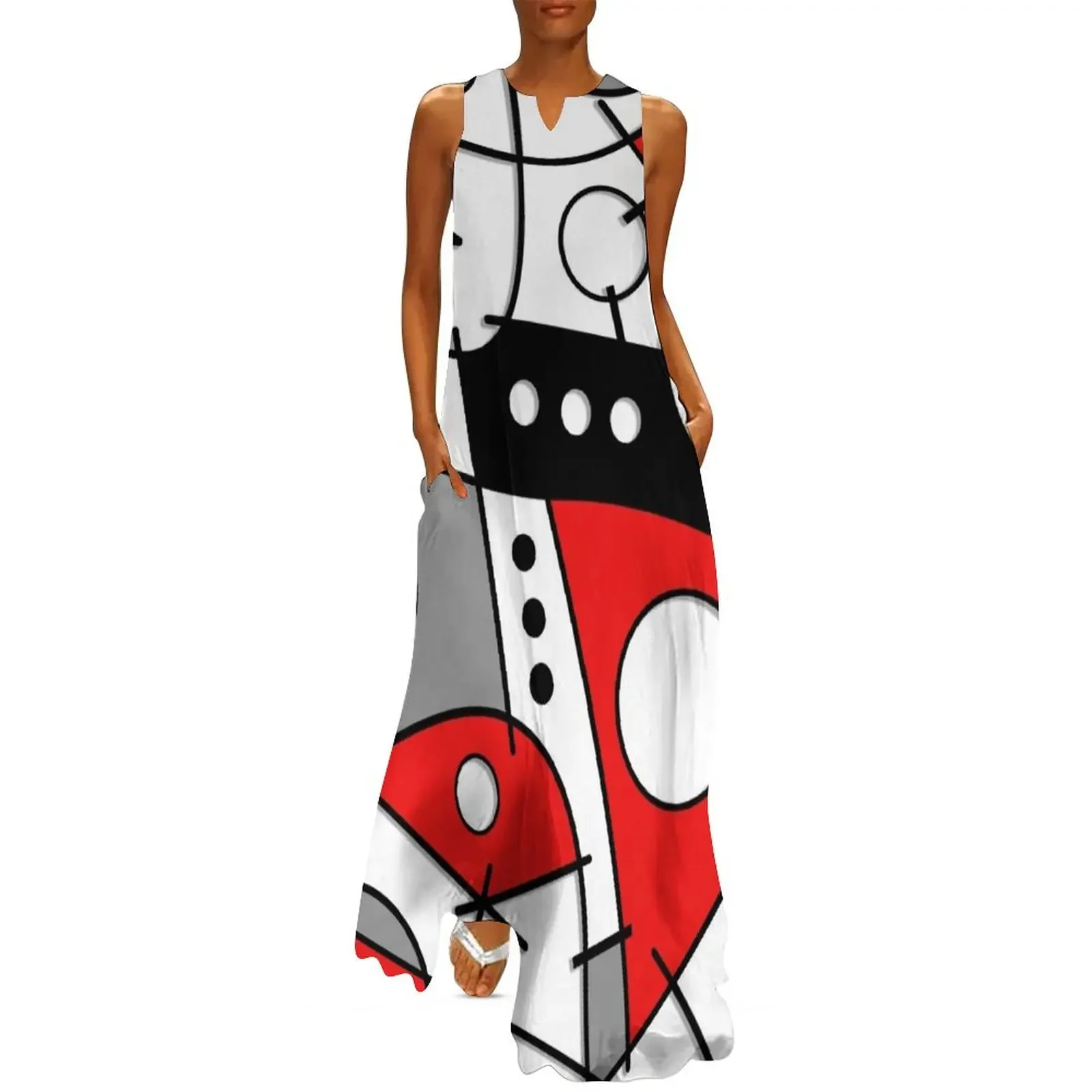 

Harlequin Dancer Long Dress Female clothing women's dresses luxury Dress