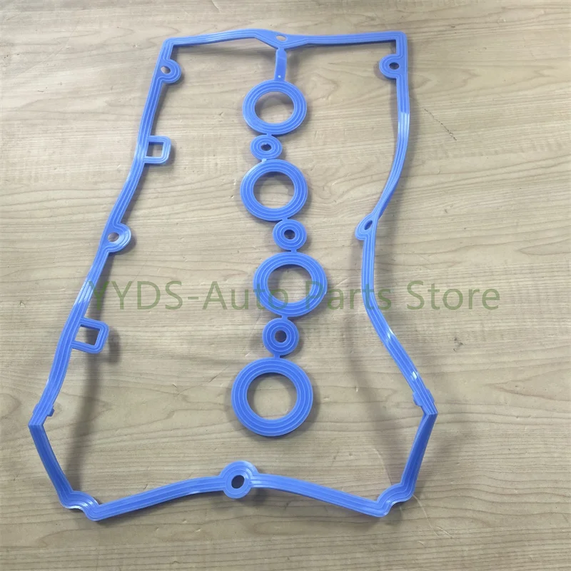 ~For Chevrolet Cruze Sonic Opel Saturn *55354237 Aluminum Engine Valve Cover -Gasket / CAMSHAFT COVER Seal Blue