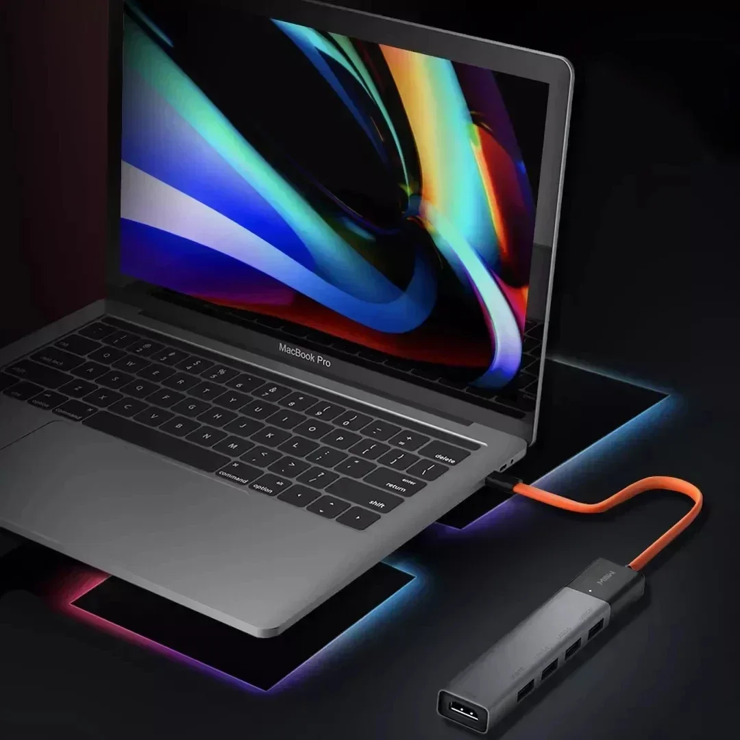 Original brand new！5 In 1 USB-C Hub Docking Station Adapter With USB-C Power Delivery/4K HD Output/USB 3.0/SD/TF Card Reader