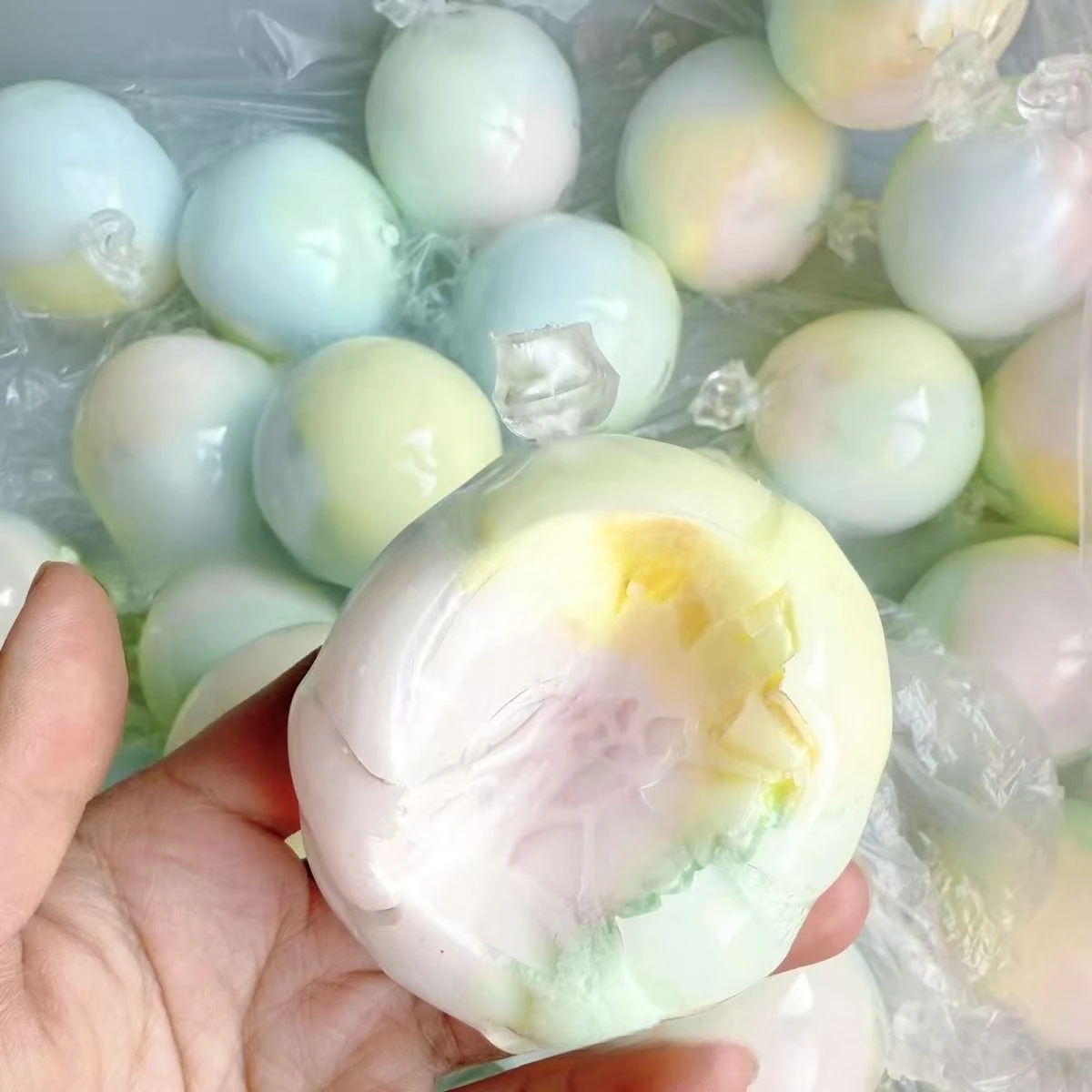 Fruit Crispy Pinch Stress Relief Toy Clay Handmade Ball Wax Pinch With Crispy Sound Soft And Slow Rebound Relaxing Toy Squeeze